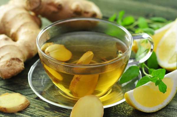 Имбирь при простуде: рецепт с чайными листьями